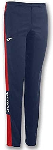 Joma Champion IV długie spodnie sportowe dla dziewcząt, rozmiar uniwersalny, granatowy/czerwony 900450.306.2XS