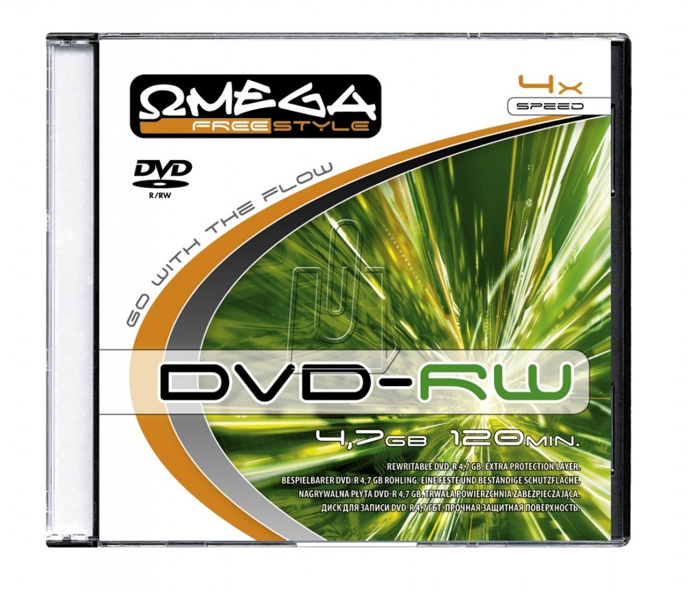 Omega Płyta Freestyle CD-RW 700MB 12X Slim Case 1