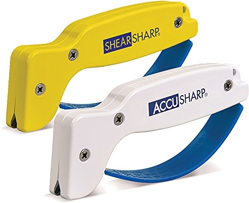 ACCUSHARP accusharp ostrzałka do noży i Shear Sharp scherensc, biały/pomarańczowy, Accu-012 °C AS12-BRK