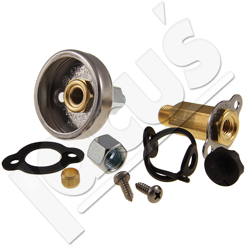 Tomasetto Zawór tankowania pod klapkę AT08 krótki MVAT3302