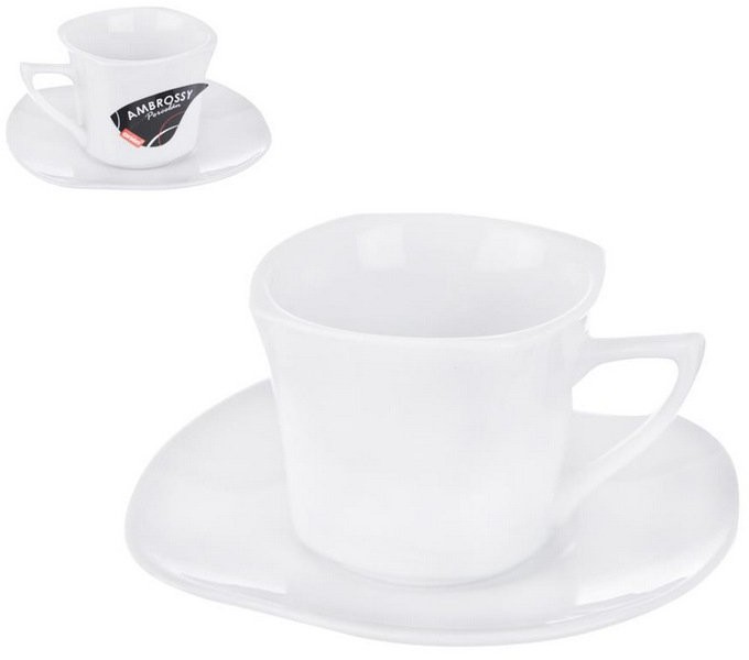 Filiżanka porcelanowa  + podstawka 0,1L BILY 127000