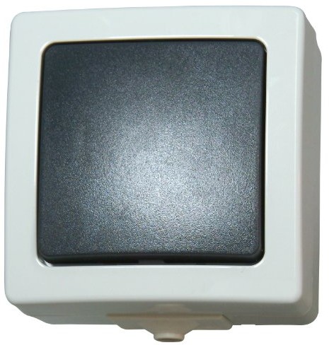 Kopp 565656001 uniwersalny wyłącznik instalacyjny (przełącznik), a także jest wkładem firmy i zmienny natynkowy do wilgotnych pomieszczeń Nautic