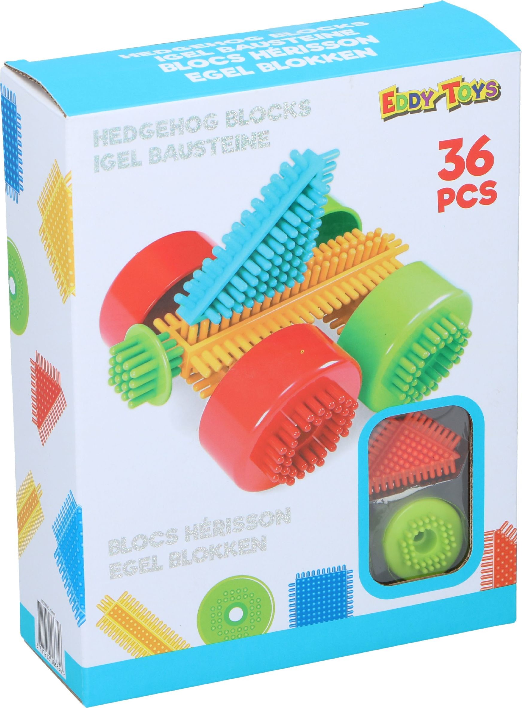 Eddy Toys Klocki konstrukcyjne jeżyki do budowania EDDY TOYS x36 E-18685