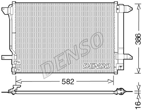 DENSO Skraplacz, klimatyzacja DCN32027