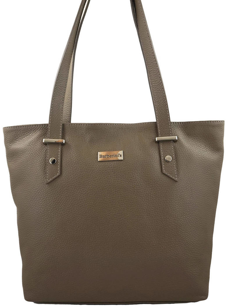 Barberini's Shopper bag - duże torebki miejskie - Beżowe ciemne 923-9