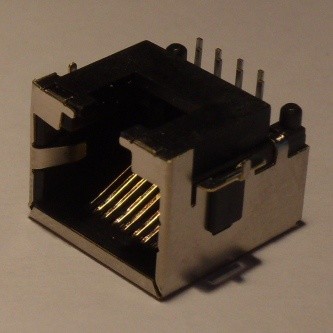 Gniazdo RJ45 THT ekranowane AirGrid/NanoBridge rj45thtekr