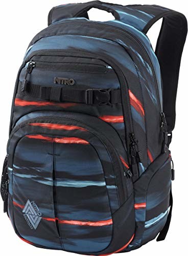 Nitro Nitro Chase plecak, plecak szkolny z organizerem, torba Schoolbag, plecak dzienny z kieszenią na laptopa 17 cali 1131-878014