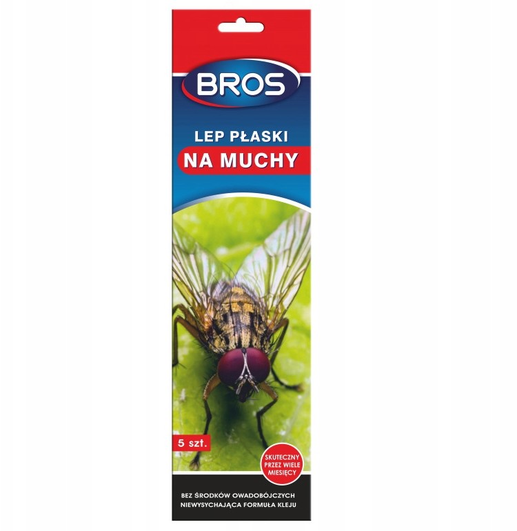 Bros Lep na Muchy płaski 5 szt.