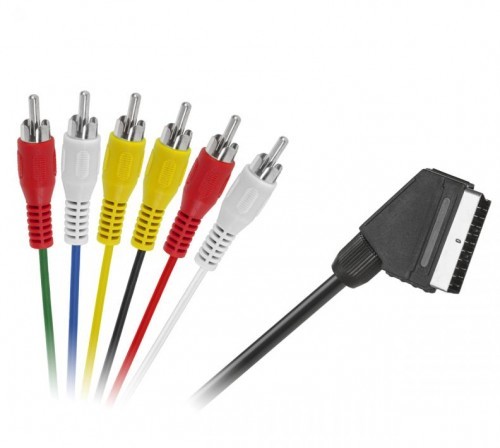 Kabel EURO - 6xRCA 1,2m