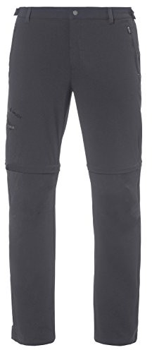 Vaude męskie spodnie farley Stretch T-Zip Pants II, szary 045758446500