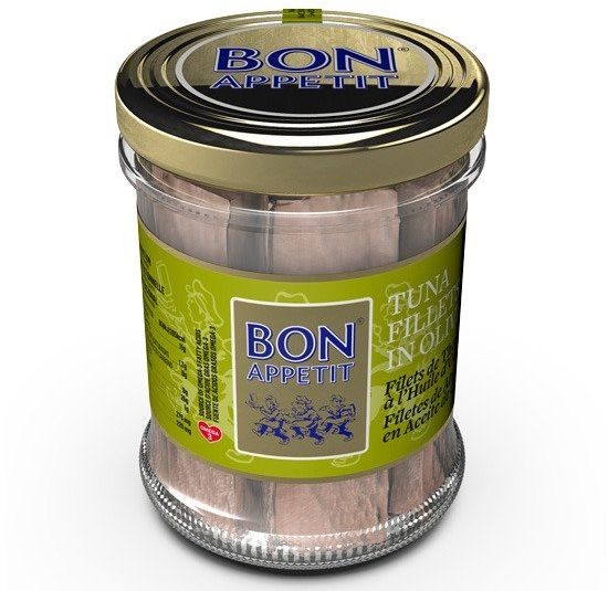Bon appetit Filety z tuńczyka w oliwie z oliwek 200g Bon Appetit 855-uniw