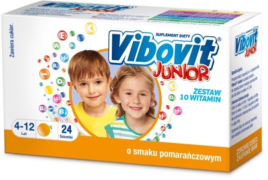 Teva Vibovit Junior o smaku pomarańczowym 24 saszetki () 118047