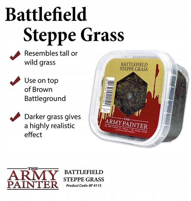 Army Painter trawka Battlefield Steppe Grass