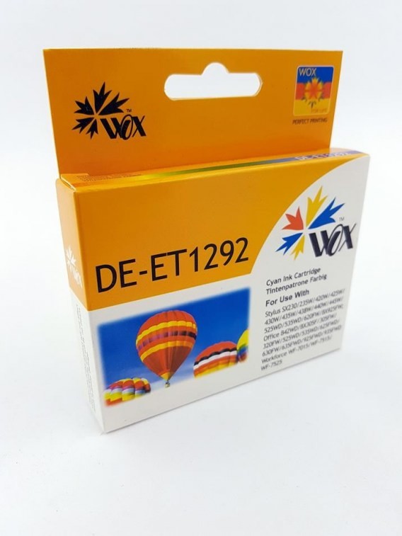 THI Tusz Cyan EPSON T1292 zamiennik C13T12924010 WOX-E1292CN
