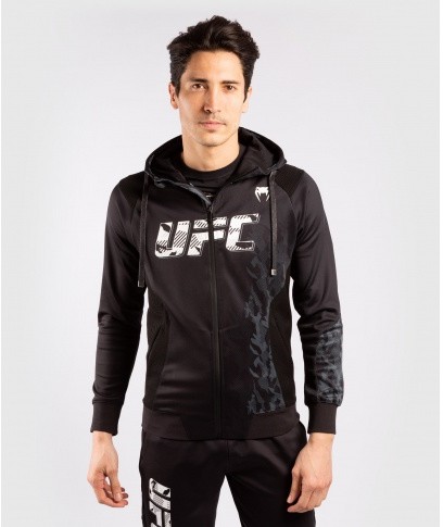 Venum sklep BLUZA VENUM UFC AUTHENTIC FIGHT WEEK ZIP HOODIE BLACK