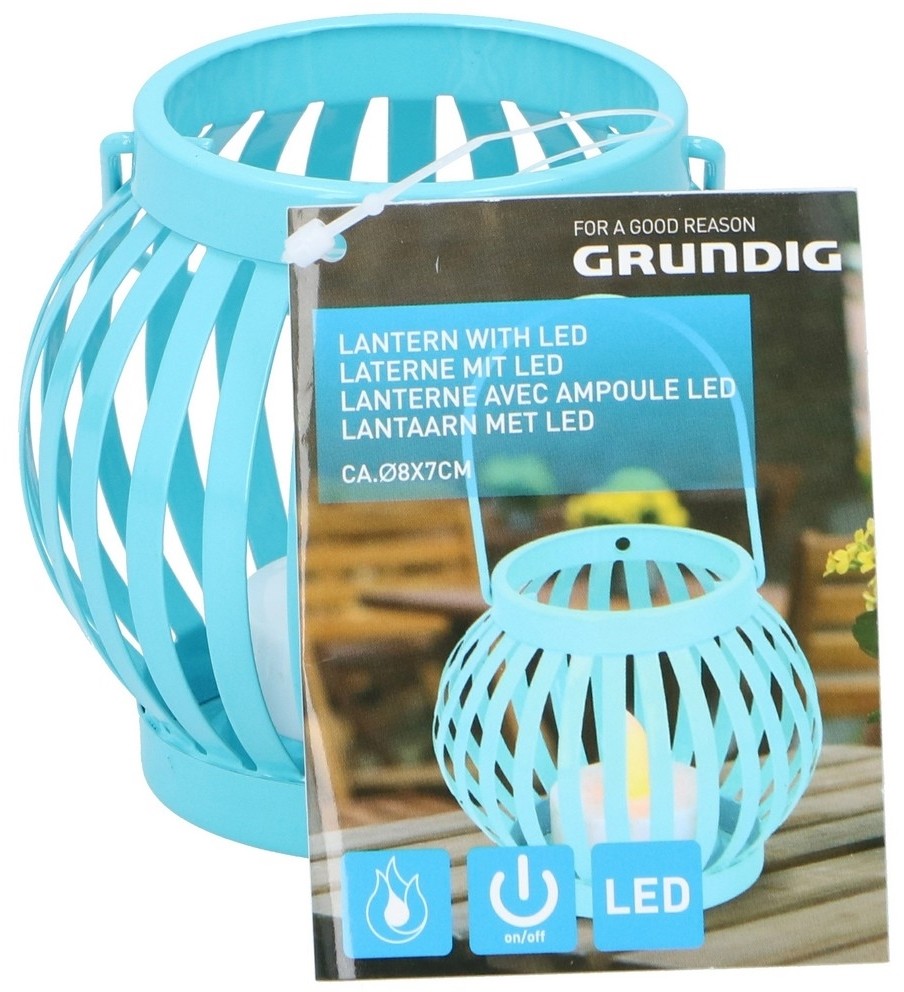 Grundig Grundig - LED Latarnia LED/1xCR2032 niebieski