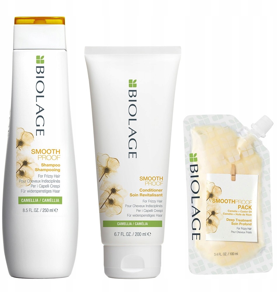 Biolage Smoothproof Zestaw Szampon Odżywka Maska