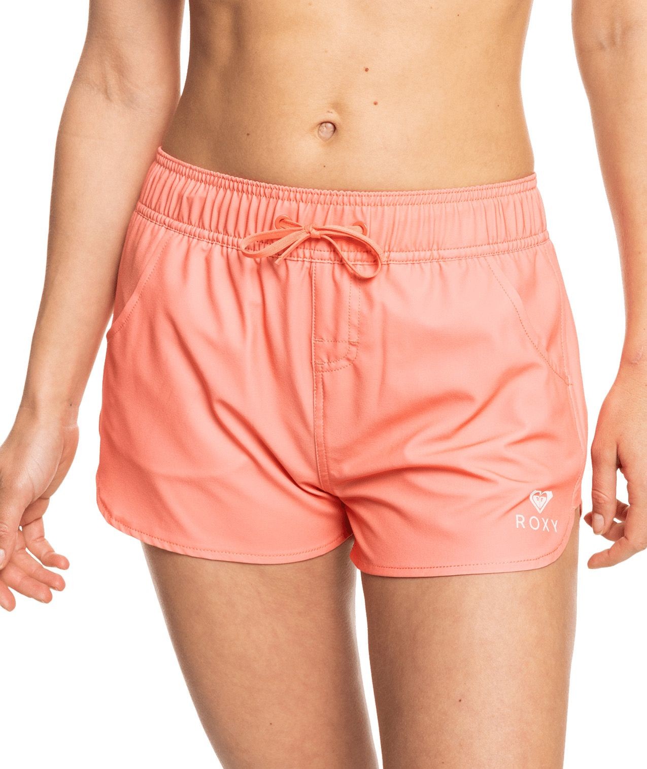 Roxy szorty kąpielowe damskie WAVE 2 INCH BOARDSHORTS Fusion Coral MHF0