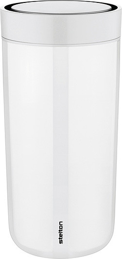 Stelton Kubek termiczny To-Go Click 400 ml kredowy z podwójnej stali 685-3