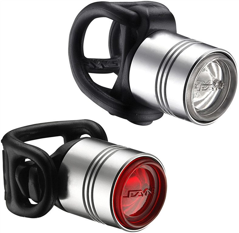 LEZYNE Zestaw LED FEMTO DRIVE : Kolor - srebrny LZN-1-LED-1P-V106