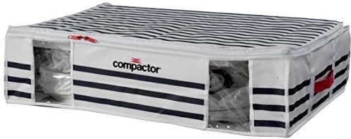 Compactor ran5295 pod łóżkiem komoda z uchwytami worki próżniowe, 50 x 65 x 15,5 cm, czerwona, biały/niebieski marynarski B00KADOIVE