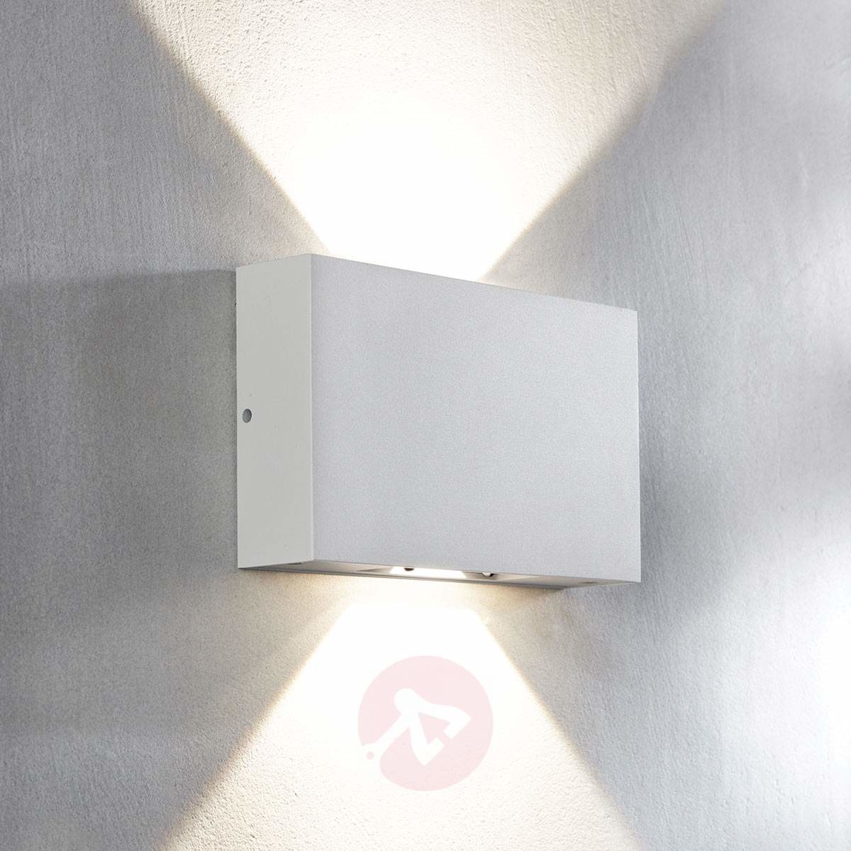 Lampenwelt com Kinkiet zewnętrzny LED Katla z aluminium