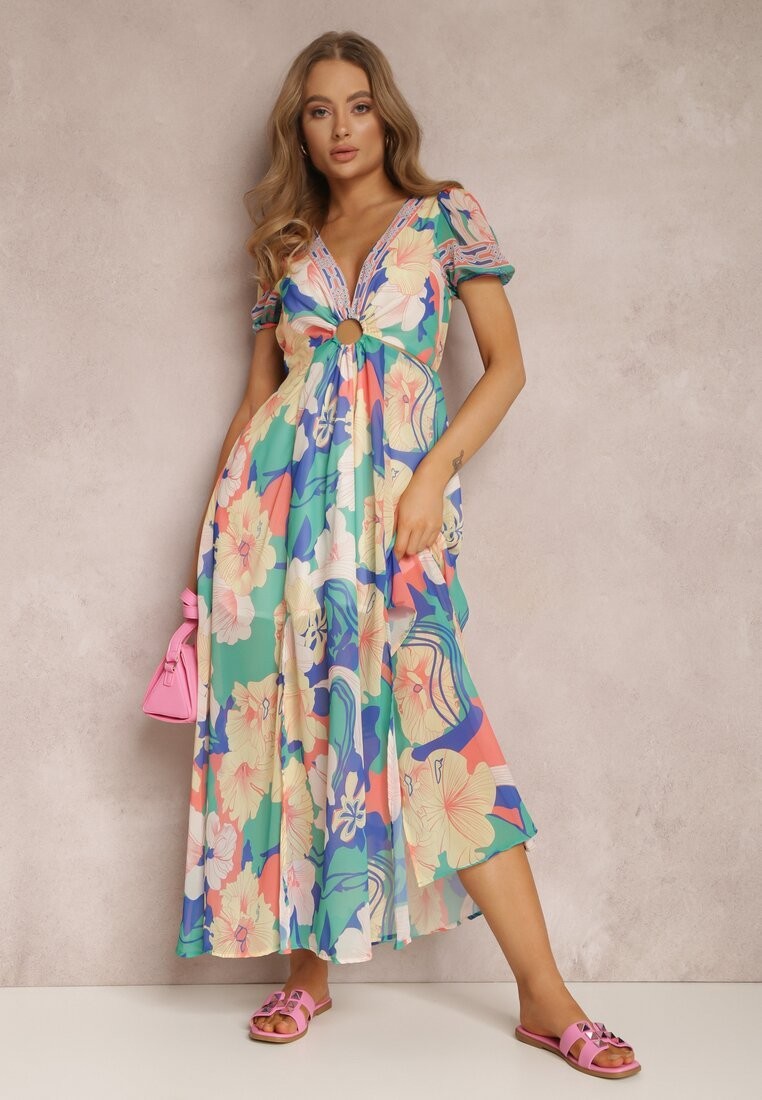 Niebieska Sukienka Damone