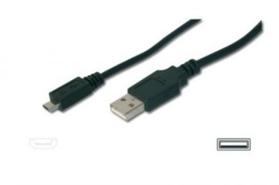 Assmann Kabel połączeniowy USB 2.0 HighSpeed Typ USB A/Kabel USB B męskie - męskie czarny1 m (AK-300127-010-S)