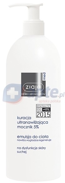 Ziaja Med Kuracja ultranawilżająca z mocznikiem 5% emulsja do ciała 400ml