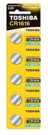 Toshiba Bateria Litowa CR1616 3V 5 sztuk