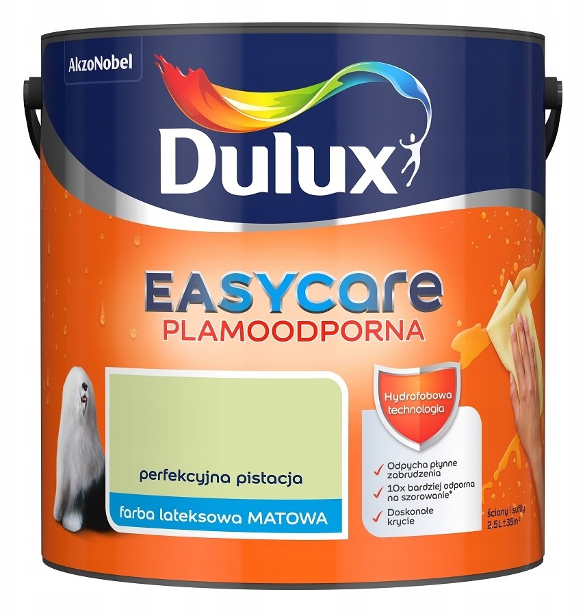 Dulux Dulux Easy Care- farba, Perfekcyjna Pistacja, 2.5l