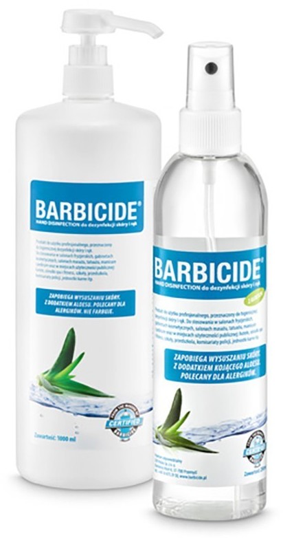 Barbicide ACTIVESHOP HAND DISINFECTION do dezynfekcji rąk i skóry 250ml AS_112172