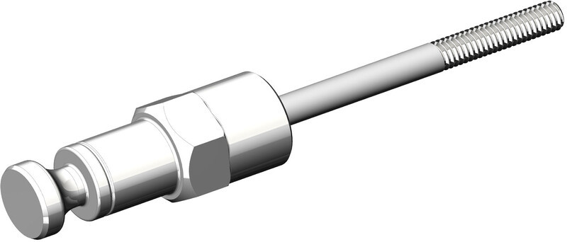 Croozer Click & Crooz Enviolo XL Nakrętka osiowa, silver 2021 Akcesoria do przyczepek 122502519