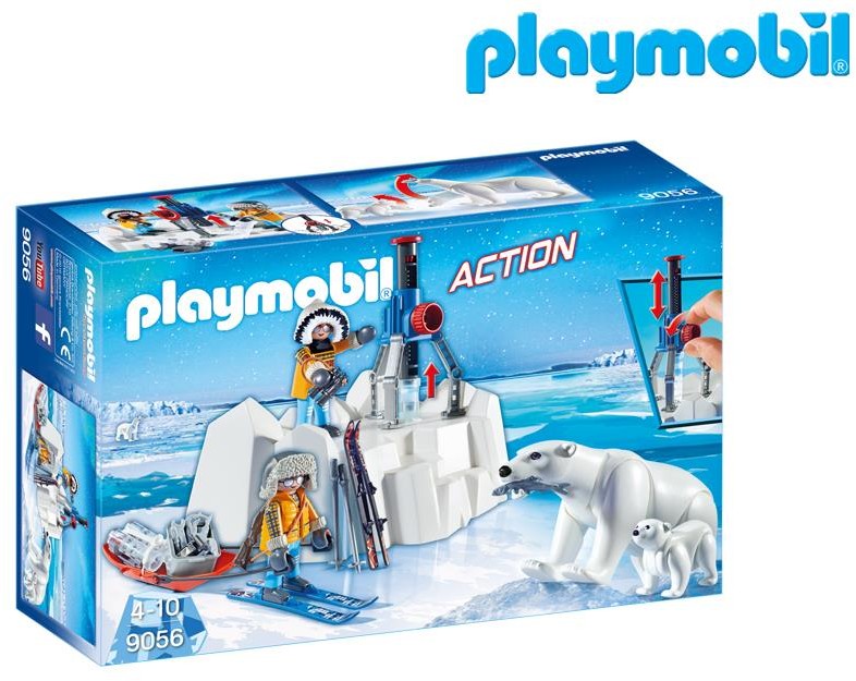 Playmobil 9056 Action - Polarna baza z niedźwiedziem