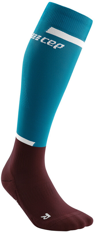 CEP The Run Tall Socks Men, petrol/czerwony III | Calf 32-38cm 2022 Skarpetki kompresyjne WP309R2