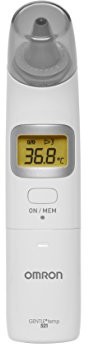 Omron Gentle Temp 521 cyfrowy termometr na podczerwień do uszu MC-521-E