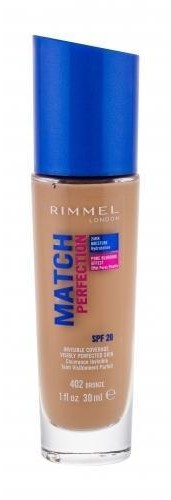 Rimmel London London Match Perfection SPF20 podkład 30 ml dla kobiet 402 Bronze