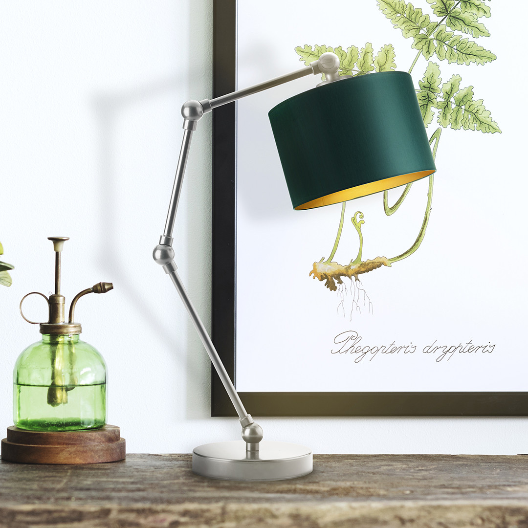 Lysne Designerska lampka na nocny stolik ASMARA GOLD 500017/21