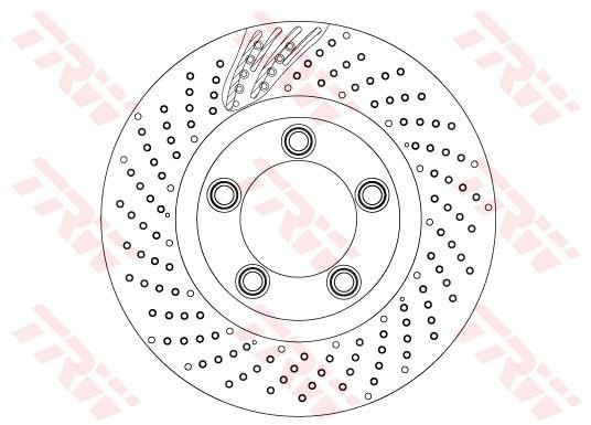 TRW Tarcza hamulcowa DF6542S DF6542S