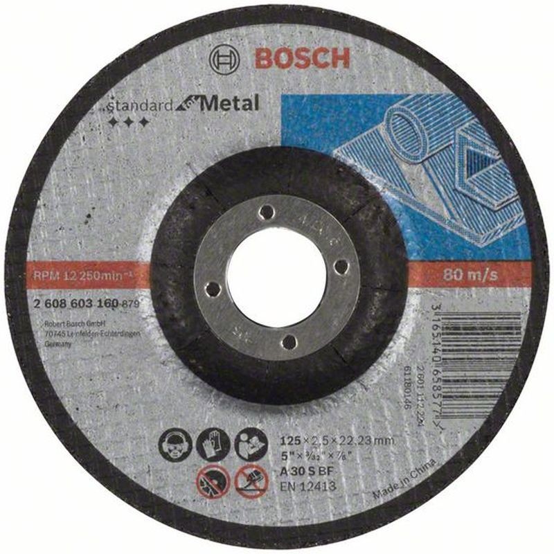 Bosch Ostrze, tarcza 125mm, 2,5mm 2608603160