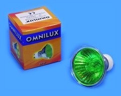 Omnilux GU-10 230 V/50 W 1500H OMNILUX 25 ° Zielony 88542508