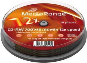 MediaRange CD-RW 12x CB 700MB MediaR. 10 - MR235