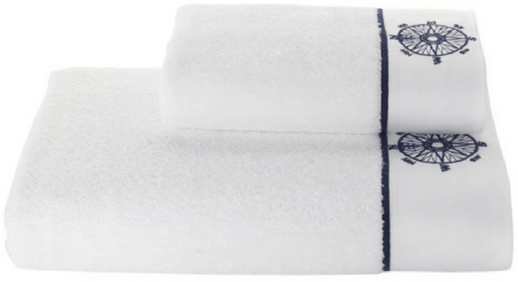 Soft Cotton Podarunkowy zestaw ręczników MARINE LADY Biały Podarunkowy zestaw ręczników MARINE LADY Biały