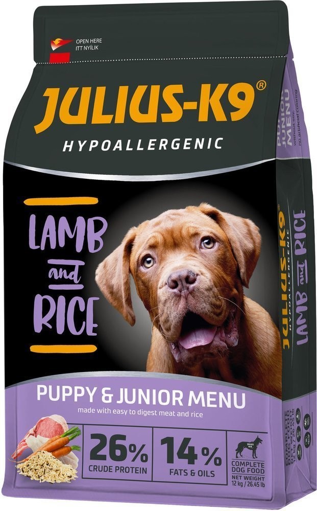 K9 Julius Hypoallergenic Puppy & Junior Lamb & Rice 3 kg