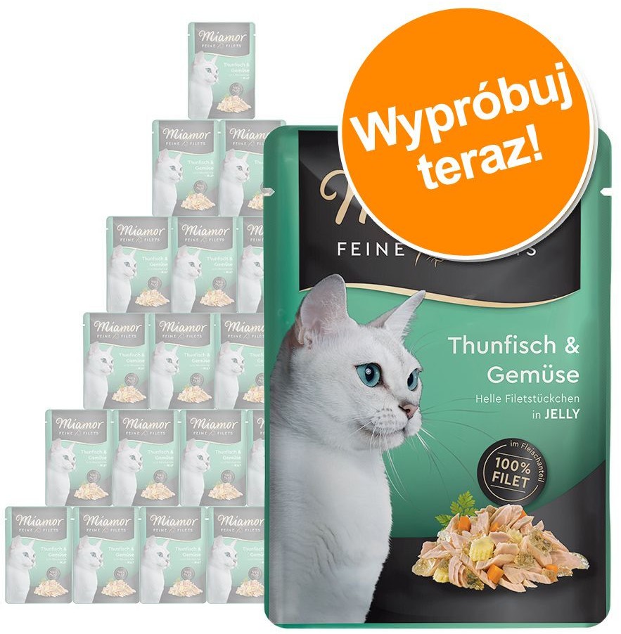 Miamor Pakiet próbny Feine Filets, 24 x 100 g - 4 różne smaki