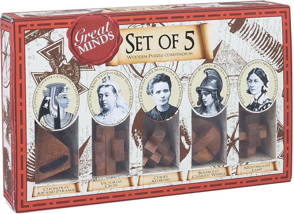 Professor Łamigłówka Great Minds Women’s Set of 5 Puzzles Puzzle