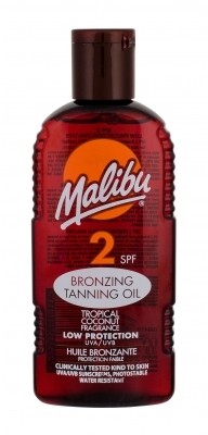 MALIBU Bronzing Tanning Oil SPF2 preparat do opalania ciała 200 ml dla kobiet