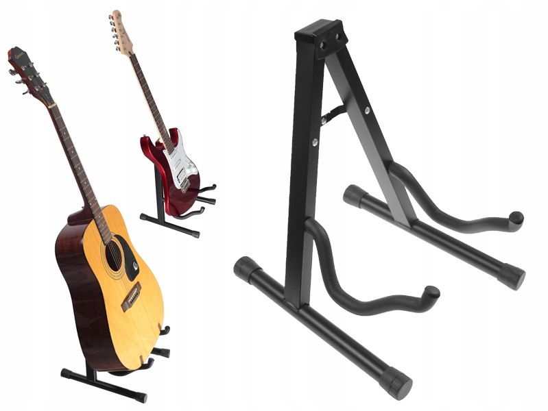 Stojak Statyw Gitarowy na Gitarę składany blokada