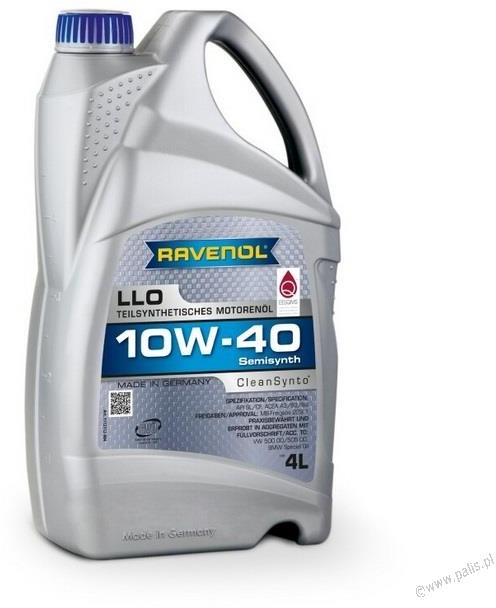 RAVENOL LLO SAE 10W-40 CleanSynto 4 litry