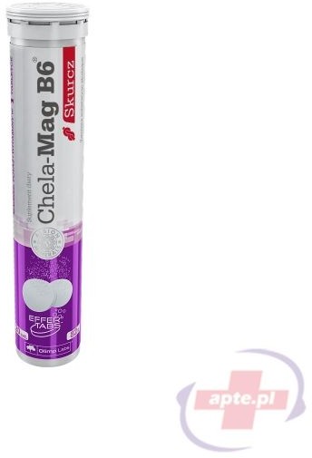 Olimp Laboratories Chela-Mag B6 Skurcz x20 tabletek musujących